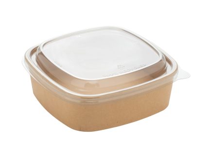 Salatbox brun kraft 600 ml