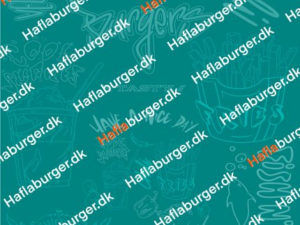 Burger/sandwichpapir med logo
