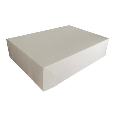 Kageæske, hvid, karton, nr. 2, 14x22x5cm 250 stk