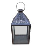 Lanterne lampe 30x30x65cm messing