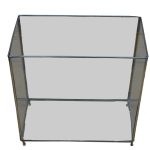 Lanterne lampe 12x12x30cm sølvbelagt