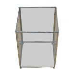Lanterne lampe 15x15x21cm sølvbelagt
