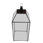 Lanterne lampe XL 30x30x70cm jern